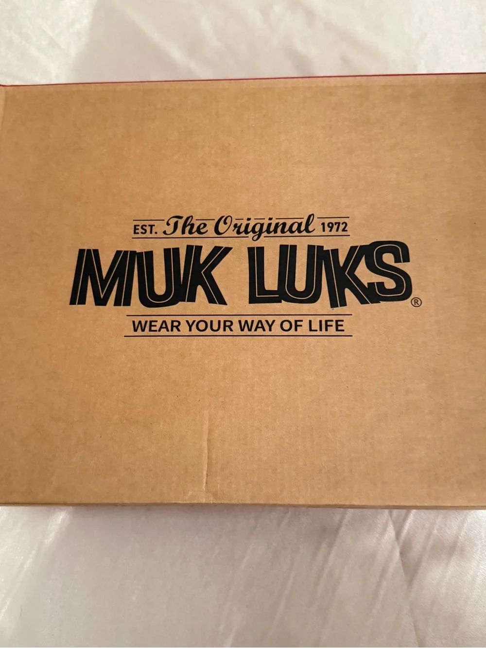 Muk Luks Side Zip Winter Boots - Tasha Chestnut Size 8 New In Box
